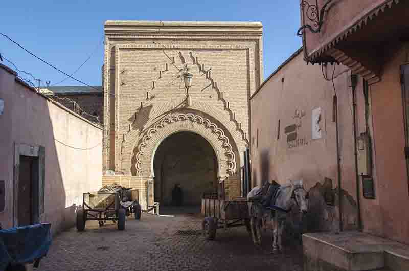 188 - Marruecos - Marrakech - muralla - puerta